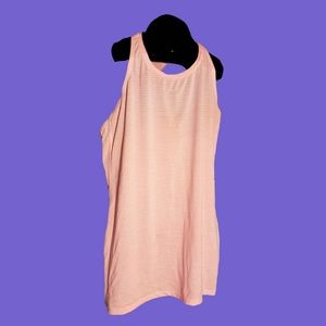 Athleta Pink Striped tank